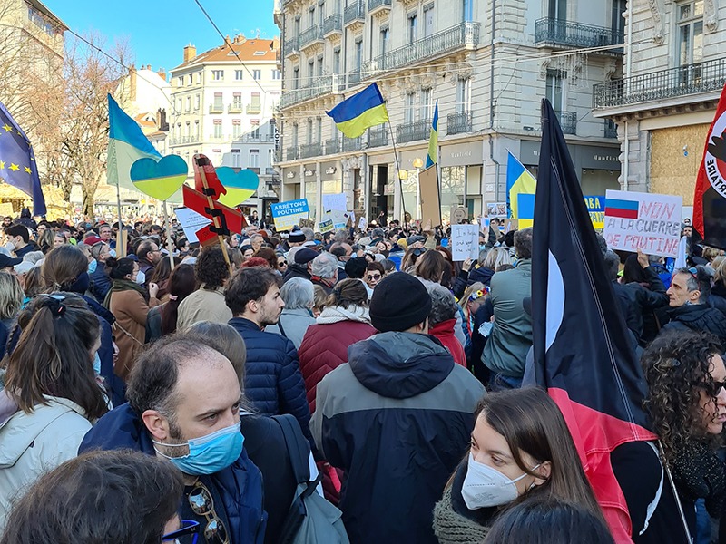 Grenoble. Un millier aux côtés de l’Ukraine contre l’agression
