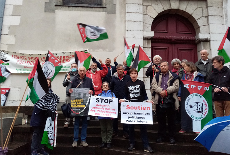 Grenoble. Rassemblement de soutien aux prisonniers politiques palestiniens