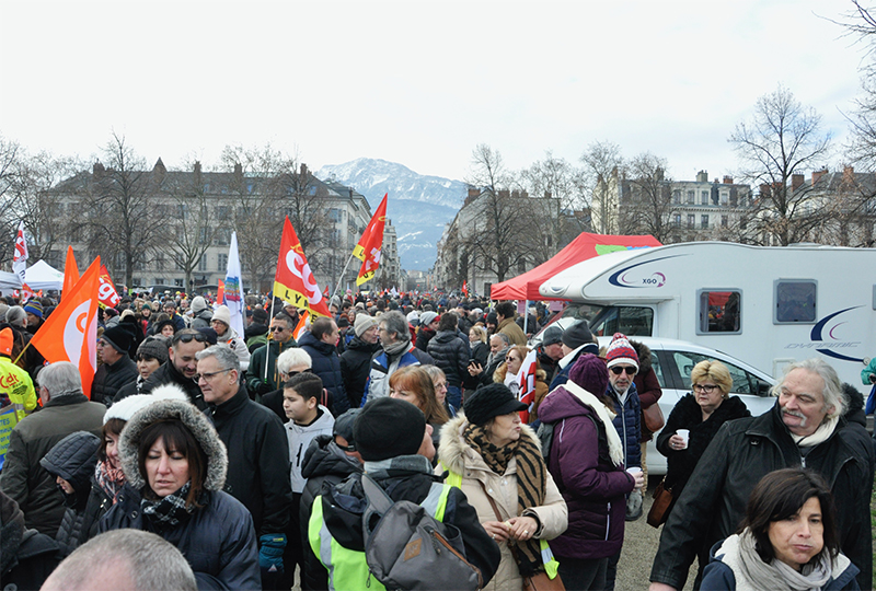 Retraites. Près de 50 000 manifestants en Isère