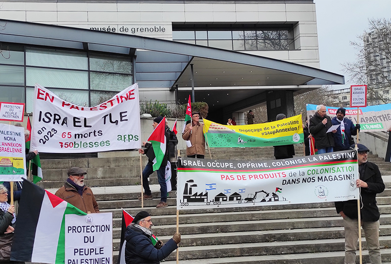 Grenoble. Manifestation de soutien au peuple palestinien