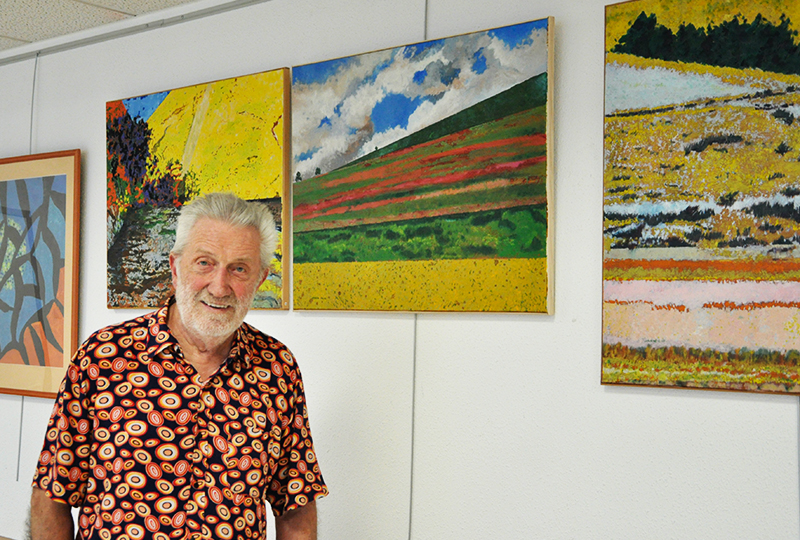 Grenoble. Jean-Claude Lamarche expose ses toiles au siège du PCF