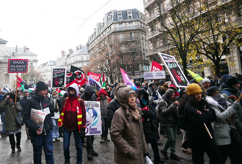 Grenoble. Halte au massacre ! Une nouvelle manifestation pour un cessez-le-feu