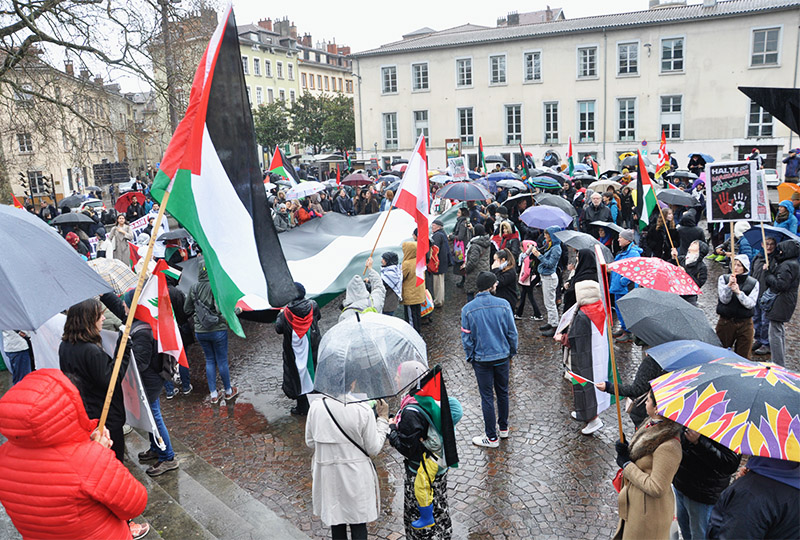 Grenoble. Plusieurs centaines de manifestants pour la Palestine