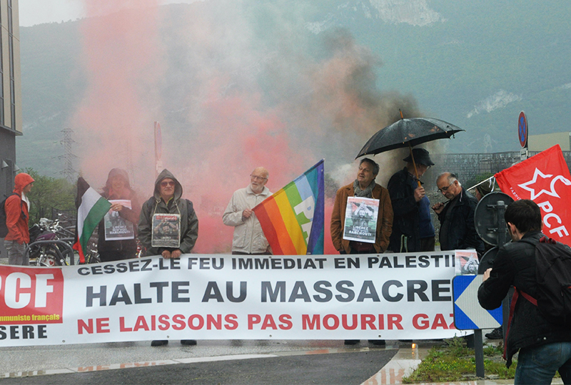 Grenoble. Pour la libération de Marwan Barghouti