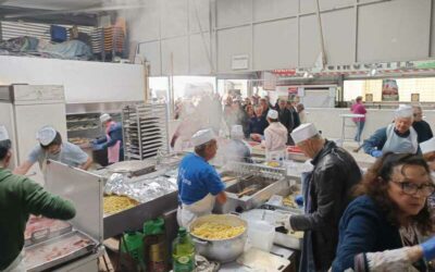 Foire de Beaucroissant : des militants communistes reconvertis en restaurateurs