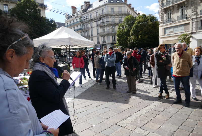 Grenoble. Rassemblement de soutien au soulèvement « Femme, vie, liberté », deux ans après la mort de Jina Mahsa Amini en Iran