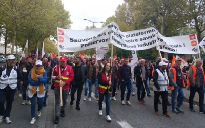 Vencorex. Près de 700 manifestants à Pont-de-Claix pour sauver les emplois et les plateformes chimiques