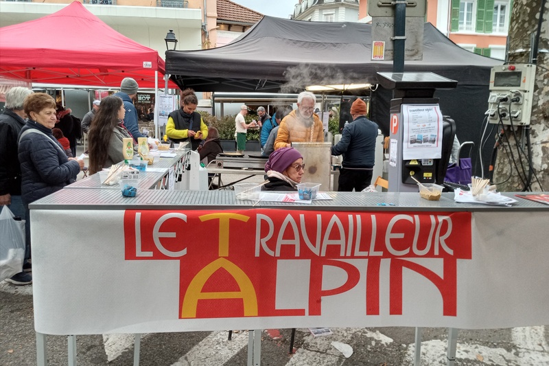 image article Voiron. Le Travailleur alpin présent sur la Foire de la Saint-Martin