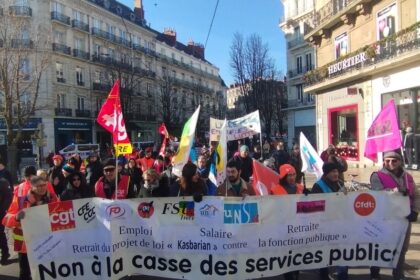 image article Grenoble. Malgré le chaos politique, les fonctionnaires dans la rue