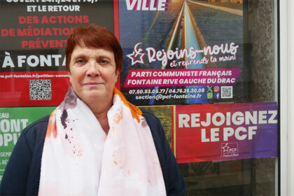 image article Fontaine. Claudine Didier, candidate communiste aux municipales 2026