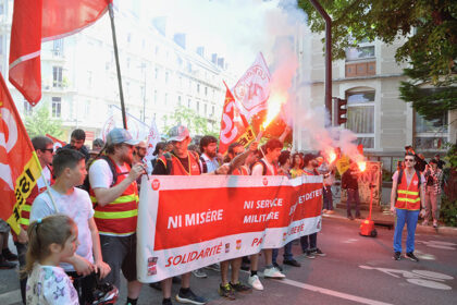 image article Grenoble. Un 1<sup class="ordinal">er</sup> Mai offensif pour la « paix juste et durable » et la justice sociale