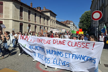 image article Fonction publique. Défilé réussi mais terni par deux arrestations abusives à Grenoble