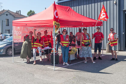 image article Saint-Marcellin. Canicule et bas salaires : les salariés d’Action en grève à l’appel de la CGT