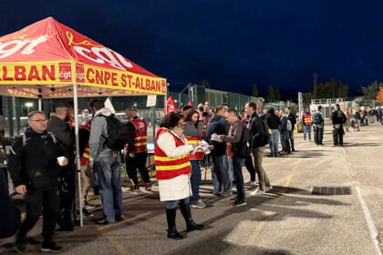 image article Centrale de Saint-Alban : mobilisation pour les salaires et la baisse de la TVA