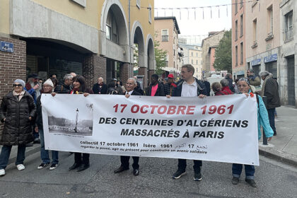 image article Grenoble. À la mémoire des Algériens massacrés le 17 octobre 1961