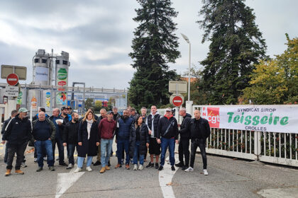 image article Crolles. Les salariés de Teisseire, en grève, craignent « une annonce grave »