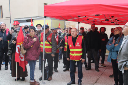 image article Beaurepaire. Solidarité avec Sophie Binet après les tags sexistes sur le local de la CGT