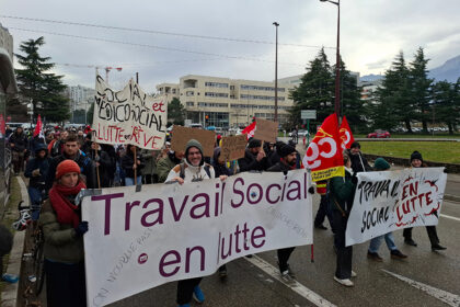 image article Grenoble. Premier acte réussi pour les trois jours de grève du travail social