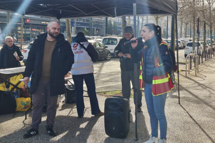 image article Échirolles. Mobilisation contre la répression visant le syndicaliste Baptiste Anglade