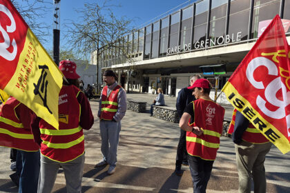 image article Grenoble. Les cheminots mobilisés contre la suppression des visites des agents d’escale